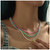 Boho Layered Bead Necklace Choker Colorful Seed Bead Necklace Rainbow Beaded Necklace Multi Color Bead Choker Necklaces Beach Necklace Jewelry for Women and Girls