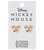 Disney Mickey Mouse Icon Buttons Set of 2 Metal Gold