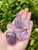 Wholesale Amethyst Pebble, Large Amethyst Tumbled Stone, Natural Polished Amethyst Crystals, Amethyst Palm Stone, Amethyst Healing Crystals (Amethyst, 0.25 Pound)