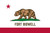 Fort Bidwell California Flag Sticker Decal Mega Deal | 7 Stickers | Waterproof | UV Fade Resistant