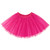 Women's Tutu Skirt Layered Tulle Tutus Ballet Dance Tutus Skirt Party Princess Tutu Costume for Women and Girls (Rose Red)