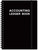 Accounting Ledger Book - A5 Accounting Log Journal for Small Businesses & Personal Use, Account Book for Tracking Money, Expenses, Deposits & Balance, 5.8" x 8.3", Black