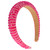 Rhinestone Headbands for Women Fashion Hot Pink Crystal Diamond Bling Headbands Hair Hoops Padded Headband Beaded Jeweled Hairband Sparkle Hair Accessories for Women Girls Gifts