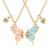 BFF Necklace for 2-Split Butterfly Friendship Necklace Best Friend Forever Colored Butterfly BFF Pendant Best Friend Necklaces Gifts for Women Girls BFF Necklace for 2-Split Butterfly Friendship Necklace Best Friend Forever Colored Butterfly BFF Pendant Best Friend Necklaces Gifts for Women Girls