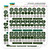 Harry Potter Slytherin Painted Crest Planner Calendar Scrapbooking Crafting Sticker Set