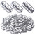 100pcs Spacers Beads Tibetan Antique Silver Column Spacer Beads Alloy Tube Beads Loose Bead Spacers Charm Beads for DIY Jewelry Crafts Making Finding