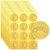360 Pcs Gold Foil Embossed Certificate Seals 2" Round You Make a Difference Self Adhesive Embossed Seals Gold Seal Stickers Medal Decoration Labels for Envelopes Diplomas Certificates Awards