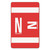 Smead 67184 Alpha-Z Color-Coded Labels, Letter N, Red/White, 100 Labels/Pack