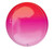 16" Ombre Orbz Red & Pink Foil Balloon, Multicolor