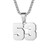 Number Necklace for Boy Silver Stainless Steel Athletes Jersey Number Chain Personalized 00-99 Charm Pendant Inspirational Sports Jewelry Gift for Men Basketball Baseball Football(53) Number Necklace for Boy Silver Stainless Steel Athletes Jersey Number Chain Personalized 00-99 Charm Pendant Inspirational Sports Jewelry Gift for Men Basketball Baseball Football(53)