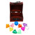 1 Set Children's Jewel Toy Pirate Accessories Jewelry Treasure Organizer Kids Toy Bins Acrylic Treasure Chest Pirate Toy Chest Gems for Kids Boys Toys Wooden Treasure Box Household