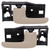 Interior Door Handle for 2000-2006 for Toyota for Tundra Beige 2pcs 69208-0C010-B1?81291?69207-0C010-E1?81290?