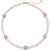 Handmade Freshwater Pearl Heart Beaded Choker Necklaces for Women, Colorful Summer Beach Natural Pearl Shell Necklaces, Cute Y2K VSCO 18K Gold Plated Preppy Jewelry Gift for teen girls