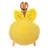 Artificial Rabbit Fur Ball Keychain Ear Pompom Phone Bag Charm Pendant