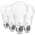 A19 LED Light Bulb, 9 Watt Equivalent 60 Watt Led Light Bulb, Bright Light Bulb 850LM, Non-Dimmable, Daylight White 5000K, Standard E26 Base, CRI 85+, No Flicker, ETL Listed, 4 Pack