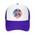 Pro Trump 2024 President Vote Trump 45 and 47 American Flag Mesh Hat Trump 45 47 Trucker Hat Purple Baseball Cap
