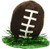 Football Hair Clip Party Accessory (1 count) (1/Pkg)