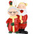 Tree Buddees Santa and Mrs. Claus Under The Mistletoe Kissing Christmas Ornament