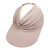 Womens Sun Visor Hat Wide Brim Summer UV Protection Ponytail Visor Cap for Women Beach Golf Sports Pink