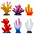 6Pcs Mini Coral Decor Fish Tank, Multicolor Artificial Ocean Coral Reef Ornaments for Aquarium Decorations