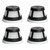 4 Pack Washable Replacement Filters Compatible with Bissell AeroSlim Lithium Ion Cordless Handheld Vacuum 29869