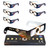 Solar Eclipse Glasses Approved 2024, 6 Pack CE and ISO Certified Safe Shades Standards Solar Eclipse Viewing Glasses Approved 2024