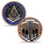 Masonic Challenge Coin Freemason Challenge Coin Blue Lodge Brotherhood Commemorative Coin
