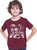 Medium Maroon Youth Bigfoot Elvis Loch Ness Monster Alien UFO Jam Session T-Shirt