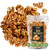 California Raw Walnuts-Halves & Pieces 16 oz (1 lb)-100% Natural, No-PPO, No Preservatives, Non-GMO, Kosher, Vegan, KETO, No Salt, Shelled Walnuts for Baking Salads Snacks