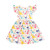 Toddler Baby Girl Summer Dress Dinosaur Flutter Sleeve Dresses Outfits for Baby Girl Sundress Skirts Clothes (Yellow Dinosaur Dress, 3-4T)