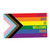 Rainbow Every One is Welcome Here Progress Pride Flag LGBTQ POC Transgender Flag - Vinyl Decal Sticker 12 inch