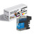 Ink Cartridge for Brother LC599XLBK LC595XLC LC595XLM LC595XLY High Yield Ink Cartridge Combo,Compatible for Brother J2510 J3520 J3720 Printer Cyan