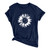 Short Sleeve Shirts for Women,Womens Sunflower Graphic T Shirts Teen Girls Cute Graphic Tees Crew Neck Short Sleeve Summer Tops Casual Trendy Vintage Blouses Soft Shirts Navy S
