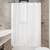 70 x 70 Frosted Shower Curtain Liner, 8G Heavy Duty Peva Plastic Shower Liner with Magnets, Silky Frost,70x70