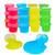 Mini Glow in The Dark Slime - 24 Pack - Slime Party Favors Neon Blue, Green, Pink, Yellow Colors - Glowing Slime Kit for Kids - Party Favors, Goody Bag Fillers