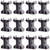 12Pcs Train Bridge Pier Track Railway Accessories Plastic Railway Track Support Accessories Train Track Risers Multi Level Support Risers High Level Blocks Compatible All Major Brands,Upgraded Version