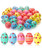 - Jumbo Plastic Easter Eggs, 30 Pack, 3'' Tall, Colorful Plastic Easter Eggs Bulk, Empty Easter Eggs Empty, Plastic Eggs Fillable, Easter Basket Fillers, Large Easter Eggs Plastic Fillable