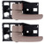 2pcs Beige Door Handles Interior Driver Side for Sequoia 2001-2007 for Tundra 2004-2006 692060C030E0