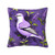 Bird in Purple Lavender Floral Flowers Print Throw Pillows Cover Pillow Cushion Cases 18x18 Square for Home Sofa Couch Bed Decorative Modern