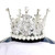 Self-Adhesive Motorcycle Helmet Crown with Rhinestones and Imitation Pearls Princess Crown Snowboard Helmet Attachment for Women and Girls Decoration White, Pearl
