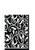 Highly Absorbent Ornamental Scroll Beverage Napkins Party Supply (16 Pack), 5 x 5", Black/White