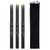 Drum Sticks, 5A Drumsticks Black Hickory Wood Drumsticks With Storage Bag, 3 Pairs