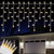 6.2FT 100 Clear Icicle Lights White Wire, Indoor/Outdoor Christmas Lights, Outdoor Holiday Icicle Lights