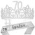 70th Birthday Gifts for Women,70 and Fabulous Sash,70th Birthday Tiara and Sash,70th Bday Tiara,Birthday Gift for 70 Year Old Woman,70th Birthday Party Favor,70th Bday Decoration,70th Bday Sash