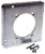 Raco Electrical Box Cover 10.3 Cu In 1/2 " Raised Steel Bg