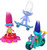 Imaginext DreamWorks Trolls Toy Sparkle & Roll Pack, Poppy Branch and Guy Diamond Figures and Vehicles Set, Ages 3-8 Years