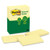 Post-it Greener Notes, 3 x 5-Inches, Canary Yellow, 12-Pads/Pack