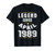 35 Years Old Legend Since April 1989 35th Birthday Idea T-Shirt