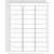 1" x 2-5/8" Shipping Address Labels 3000 Label Stickers Paper for Laser/Inkjet Printer 30 per Page Printable Mailing Labels - Matte, 100 Sheets