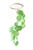East-J Round Rattan Spiral Wind Chime (22") (Green)
